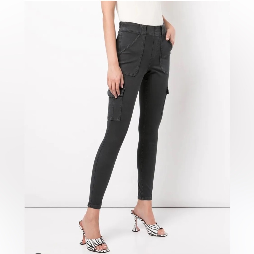 Spanx Stretch Twill Ankle Cargo Pants - Medium Petite